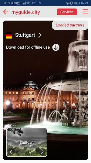 Stuttgart city guide Screenshot 0