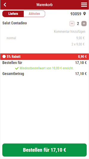 Amici Regensburg Screenshot 1