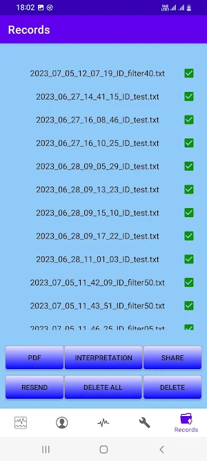 TCardio ECG Analyser Screenshot 2