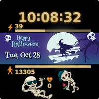 Halloween Wiz and Skeleton WF