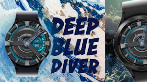 Deep Blue Diver Wear OS Screenshot 1