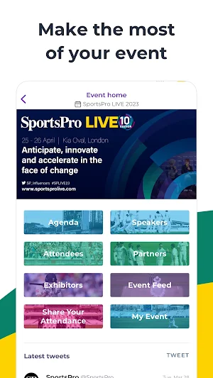 SportsPro Events Screenshot 1