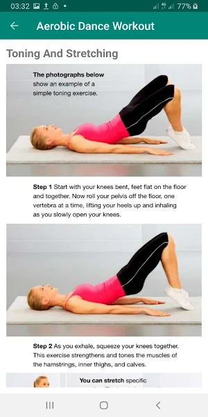 Aerobic Dance Exercise Guide Screenshot 2