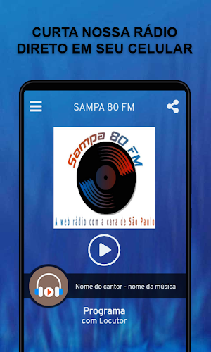 Sampa 80FM Screenshot 0