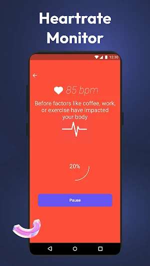 Pulse Checker & Health Fitness Screenshot 1