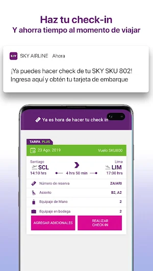 SKY Airline Screenshot 0