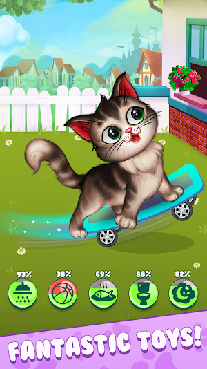 Talking Cat: Cute Kitty Playtime Games Screenshot 0