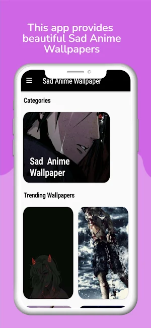 Sad  Anime Wallpaper Screenshot 0