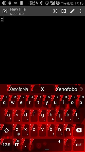 Keyboard Theme Valentine Heart Screenshot 1