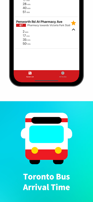 Toronto Bus Time Screenshot 3