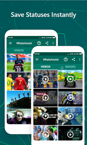 WhatsAssist: Status Saver Image & Video Downloader Screenshot 1