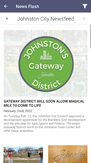 City of Johnston, IA Screenshot 2