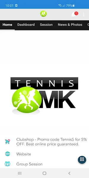 Tennis MK Screenshot 1