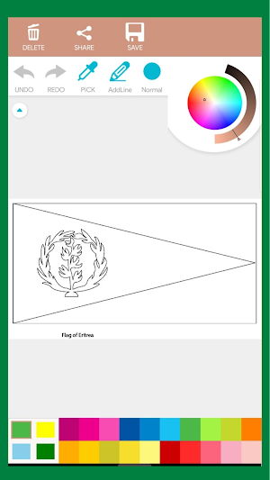 African Flags Coloring Book Screenshot 3