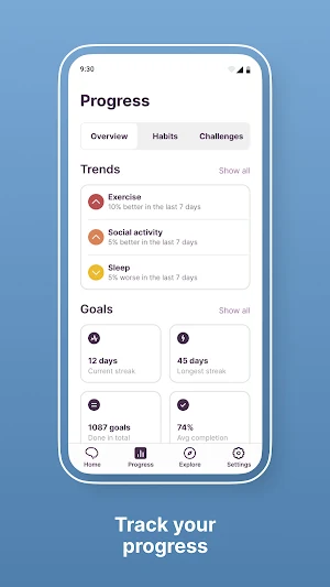 BrainFit – Habit Tracker Screenshot 1