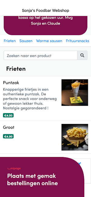 Sonja's Foodbar Screenshot 0