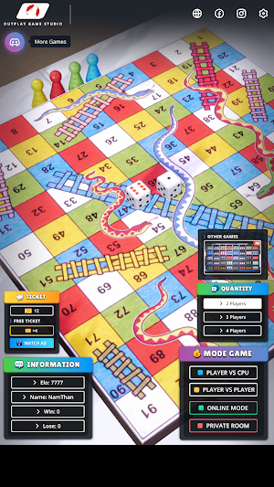 Snakes And Ladders 3D Online Screenshot 2