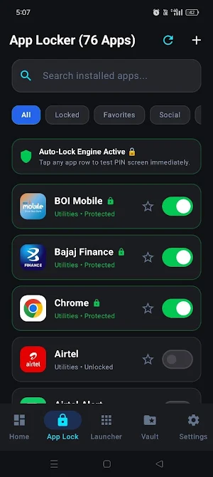 App Locks Screenshot 3