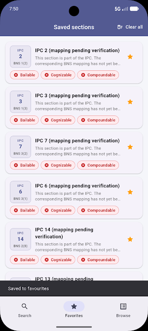 IPC to BNS Converter Screenshot 0