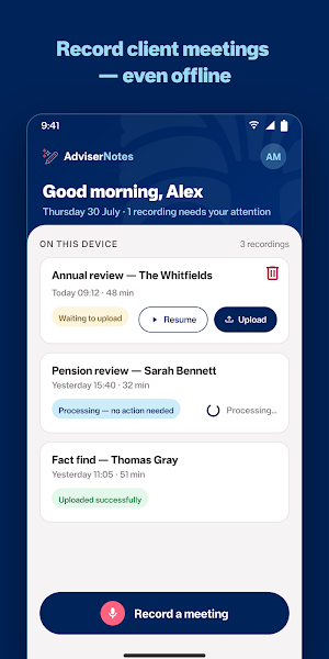 AdviserNotes - UK Screenshot 0