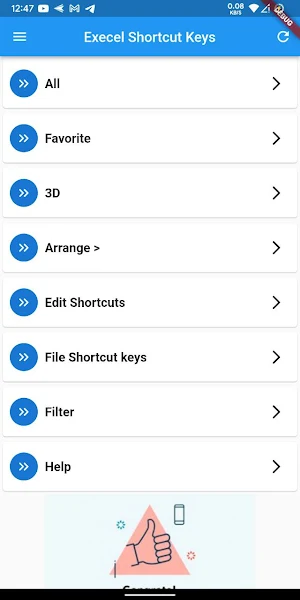 Photoshop Shortcut Keys Screenshot 1