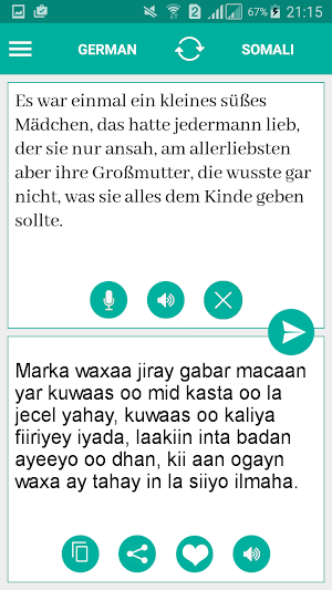 Somali German Translator Screenshot 0