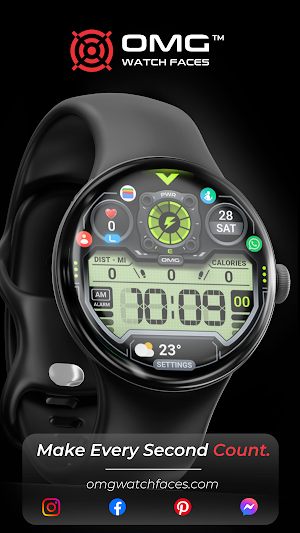 OMG 331 Retro Digital Watch Screenshot 1