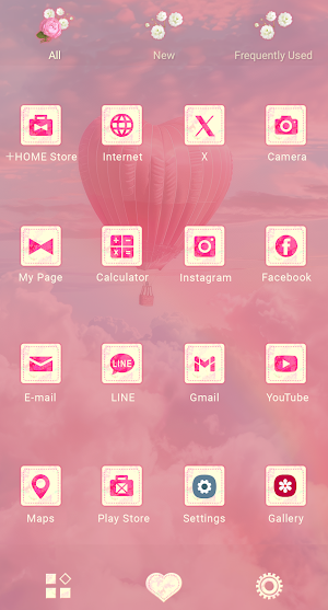 Air Balloon of Love Theme Screenshot 2