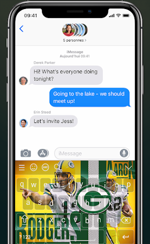 Aaron Rodgers Keyboard Packers Theme 2021 For Fans Screenshot 1