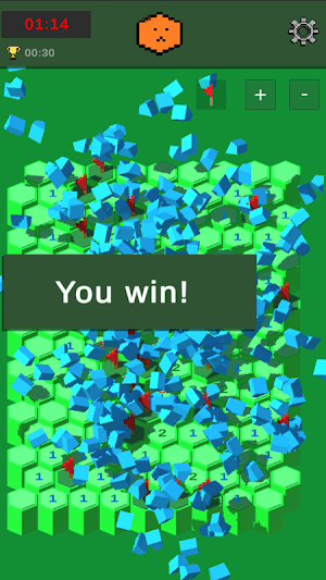 Hexagonal Minesweeper Screenshot 3