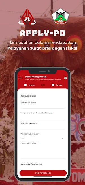 APPLY PD TOMOHON Screenshot 3