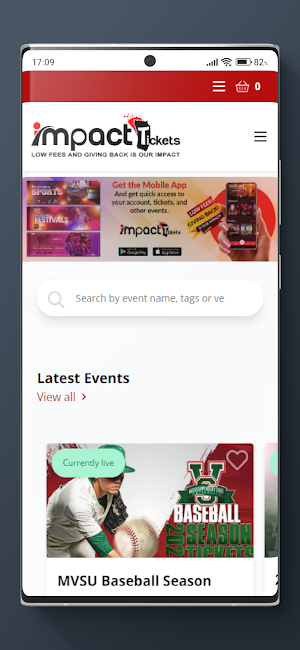 Impact Tickets Screenshot 0