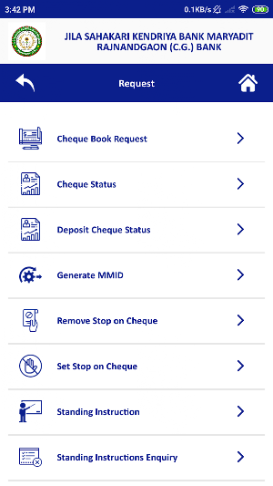 JSKB RAJNANDGAON mBANKING Screenshot 1