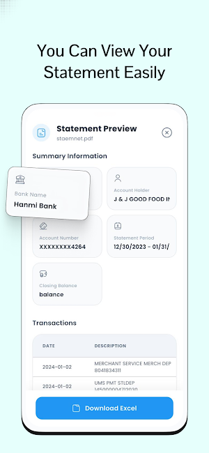 My Bank Statements Converter Screenshot 2