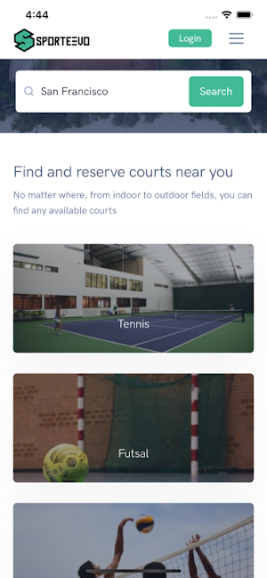 Sporteevo Screenshot 3