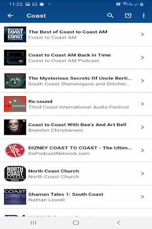 Coast To Coast Podcast Live Screenshot 2