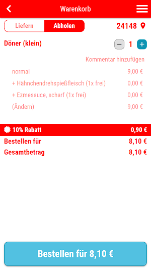 Olympia Döner Kiel Screenshot 1