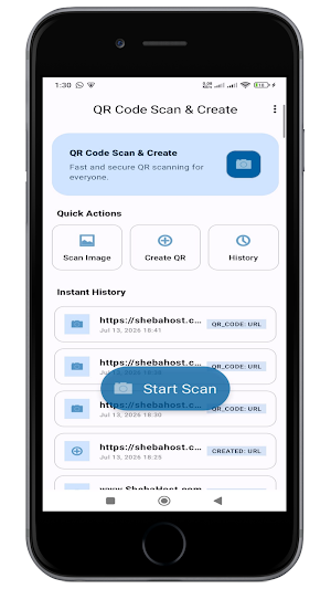 QR Code Scan & Create Screenshot 1