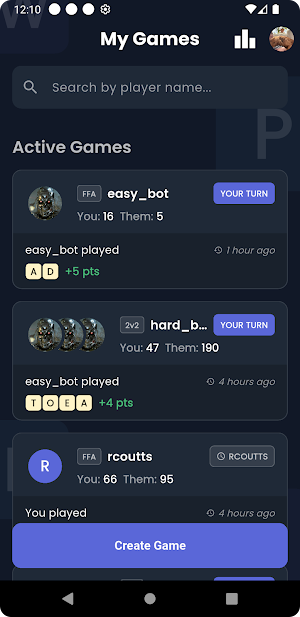 WordPulse: Live Word Battles Screenshot 3