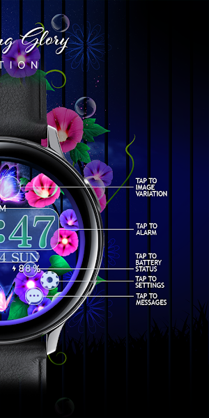 Morning Glory_Watchface Screenshot 2