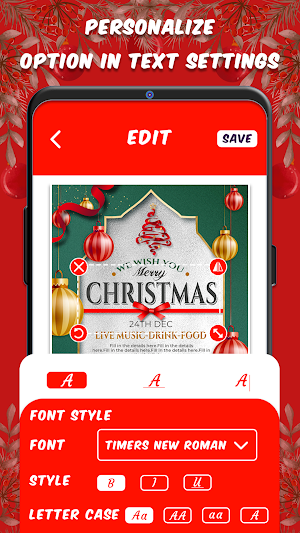 Christmas Invitation Cards Screenshot 2