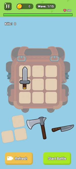 The Knapsack Knight: Merge RPG Screenshot 1
