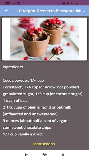 vegan recipes offline Screenshot 3