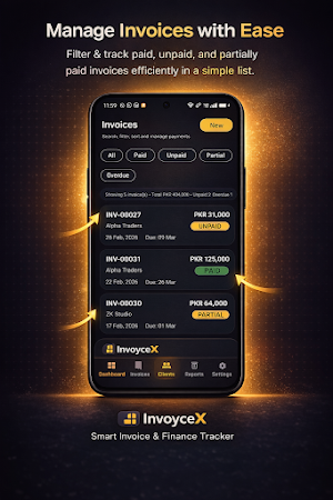 InvoyceX- invoice Keeper Screenshot 1