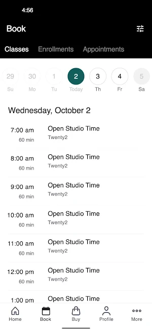 Twenty2 Fitness Screenshot 1
