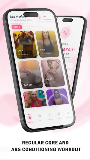 Lose Belly - Women Abs Workout Screenshot 2