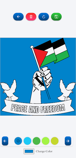 Palestine Flag Coloring Book Screenshot 0