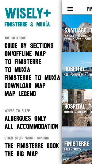Wisely + Finisterre & Muxía : A Wise Pilgrim Guide Screenshot 0