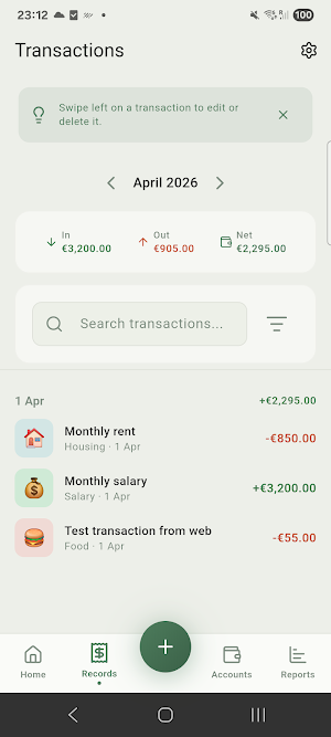 FinancialFlows Screenshot 1