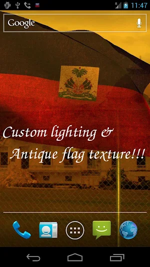 Haiti Flag Live Wallpaper Screenshot 3